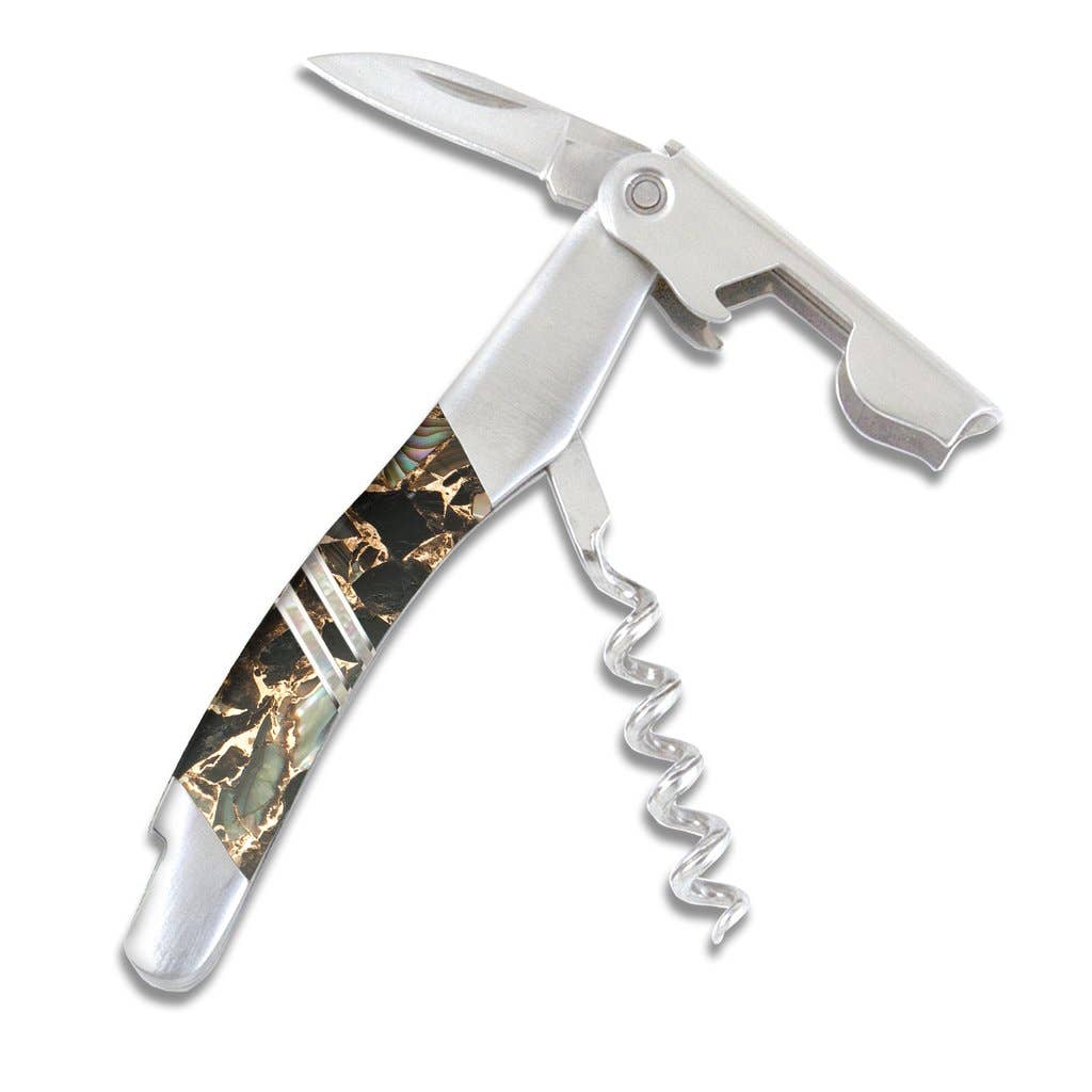 Gemstone Exotics Waiter's Knife - Single. Winekey