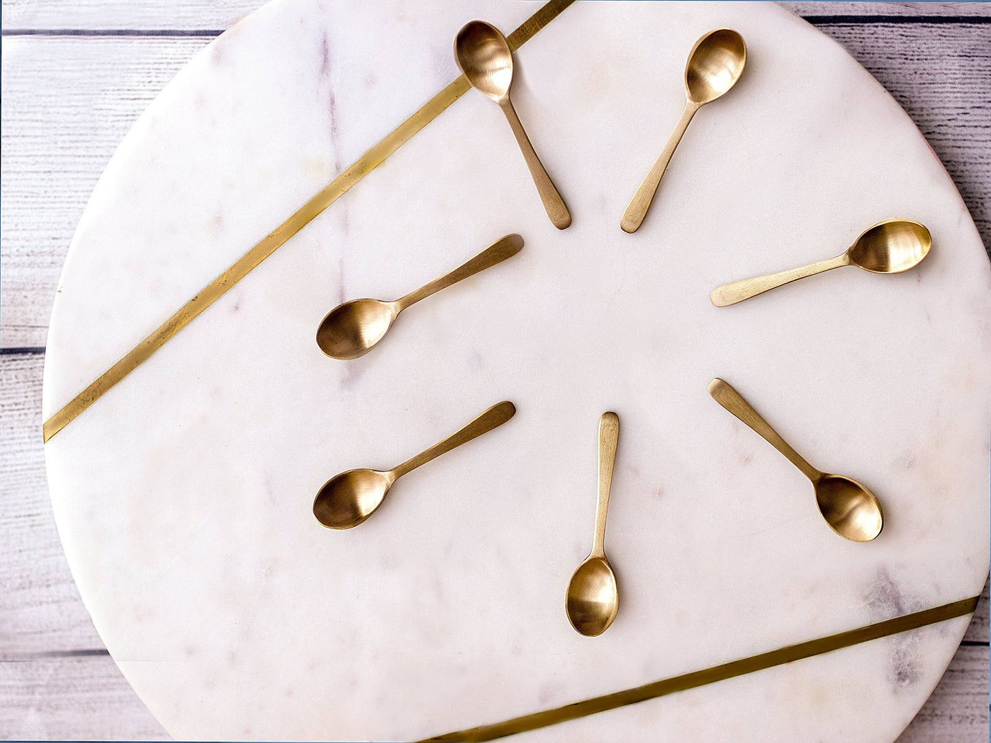 Handmade Artisanal Brass Spoons (100 Spoons)