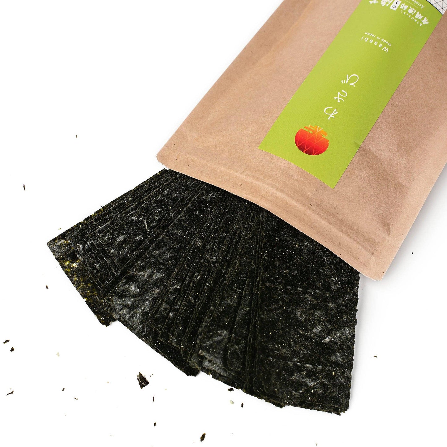 Wasabi Seasoned Roasted Nori Seaweed Snack