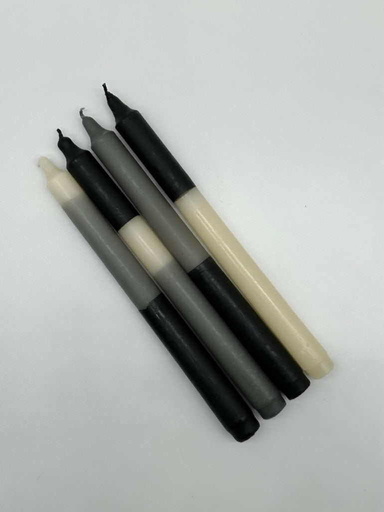Set of 4 Bi-Color Candles