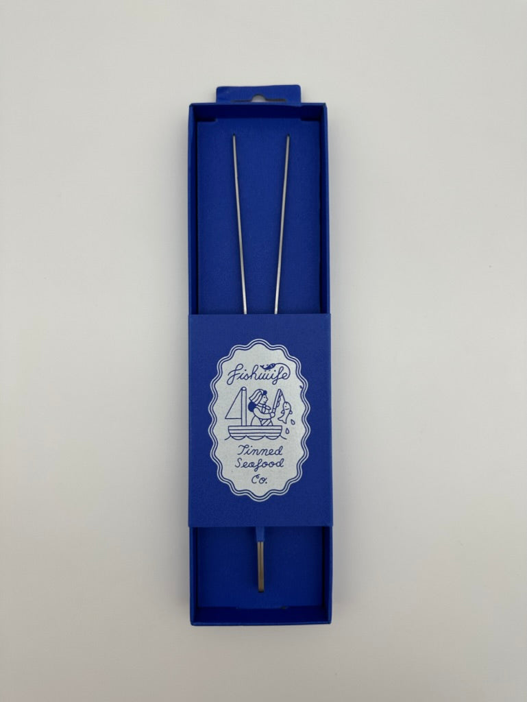 Fishwife Silver Tongs
