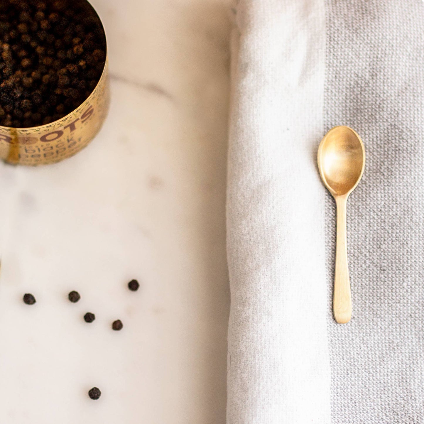 Handmade Artisanal Brass Spoons (100 Spoons)