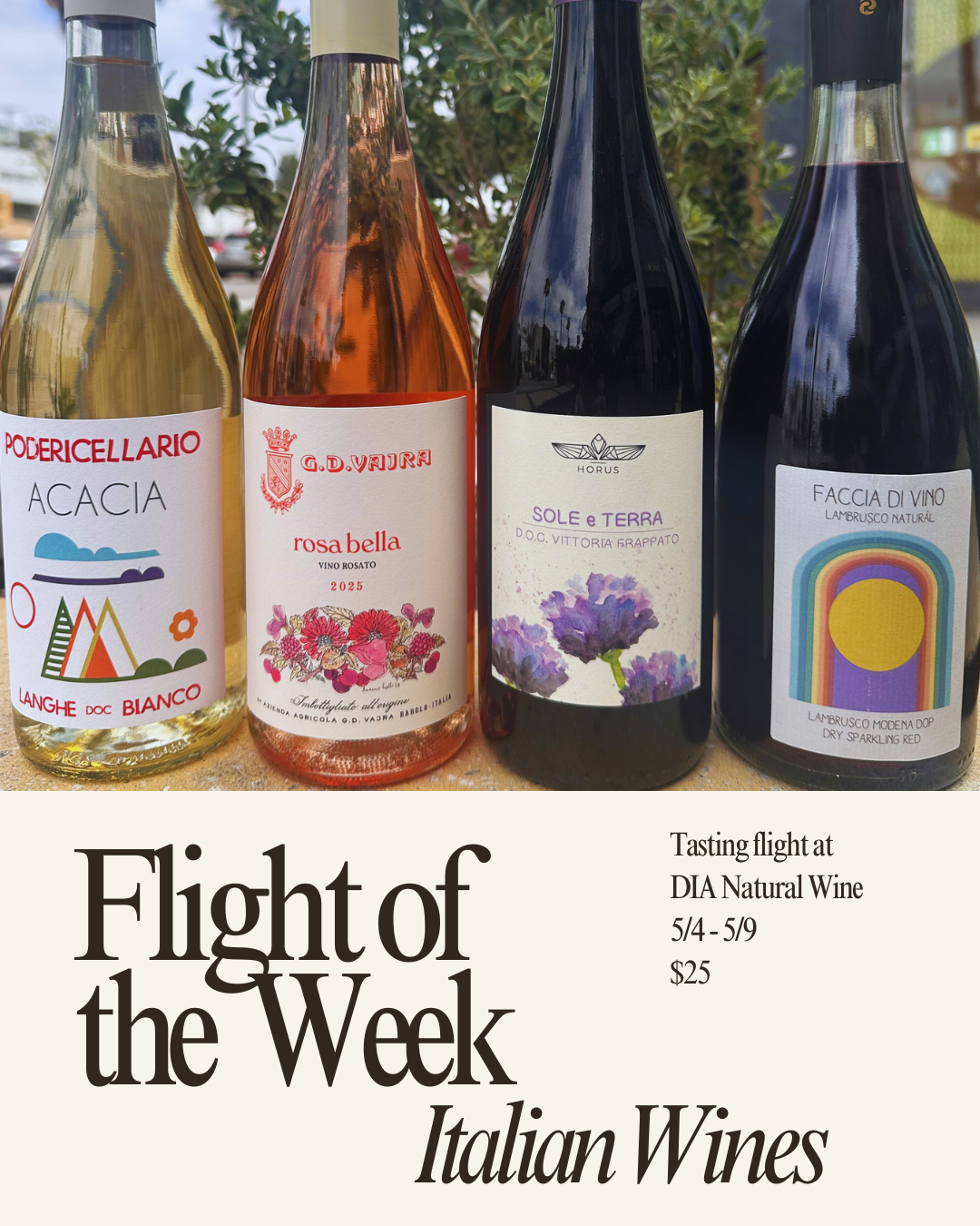 Tasting Flight: 5/3/26 - 5/9/26