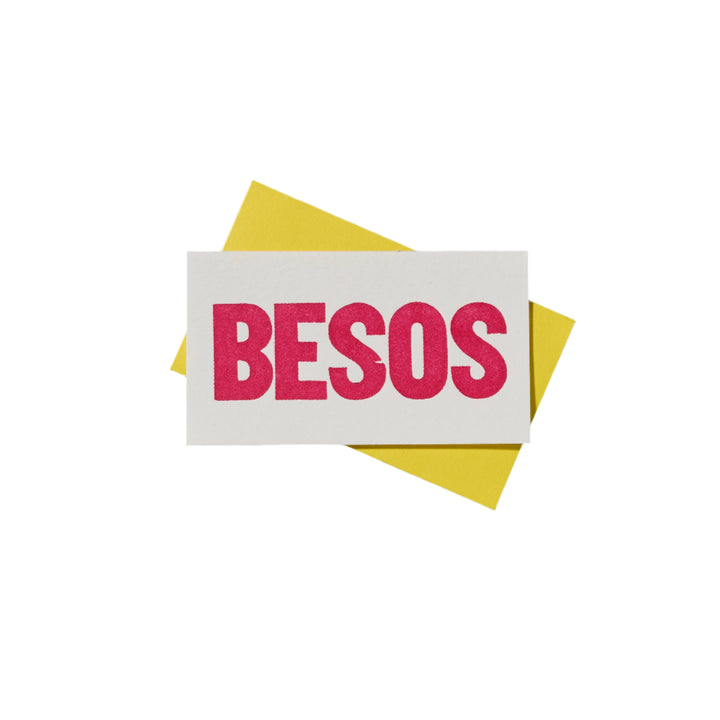 Besos Mini Card