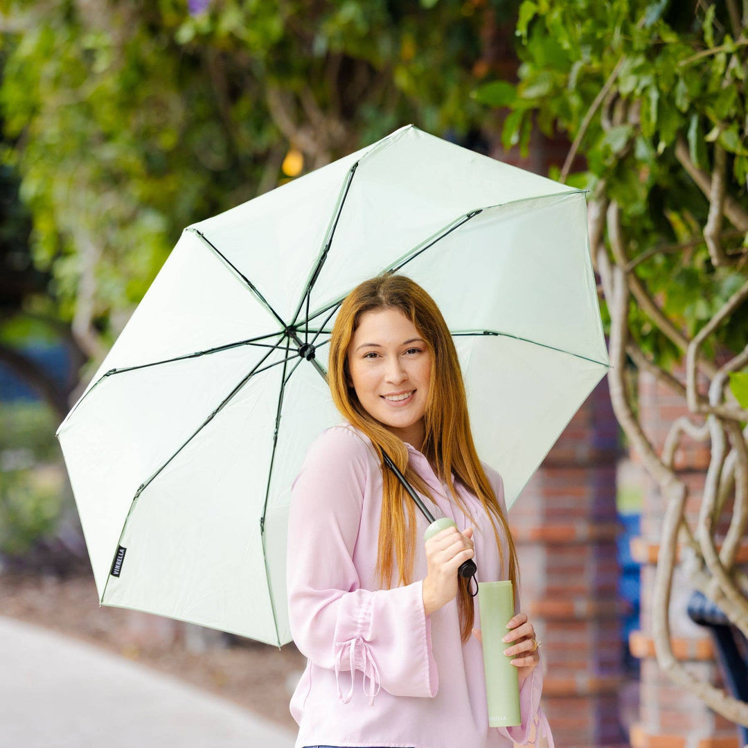Sage Wine Bottle Umbrella