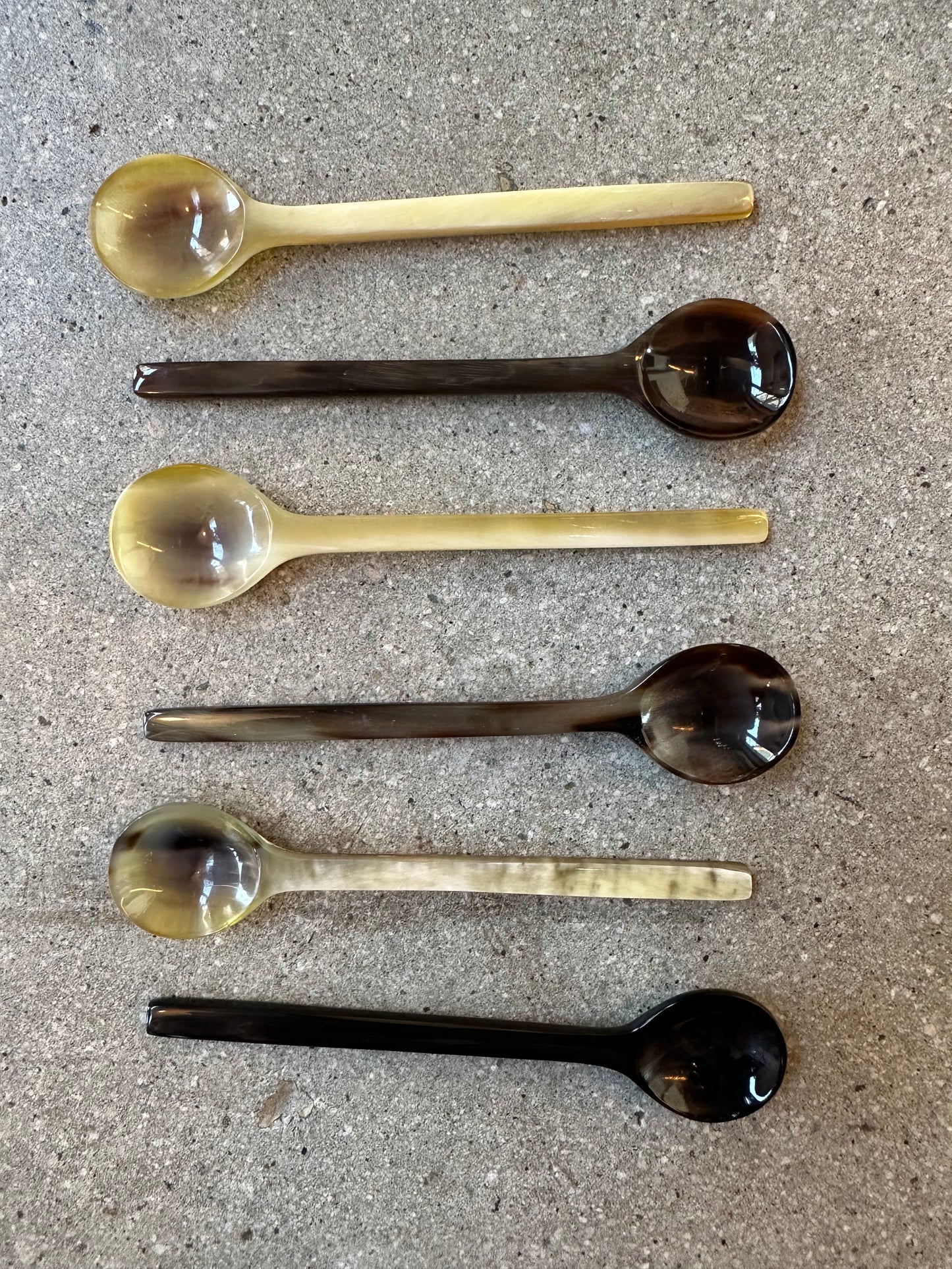Horn Long Handle Condiment Spoon