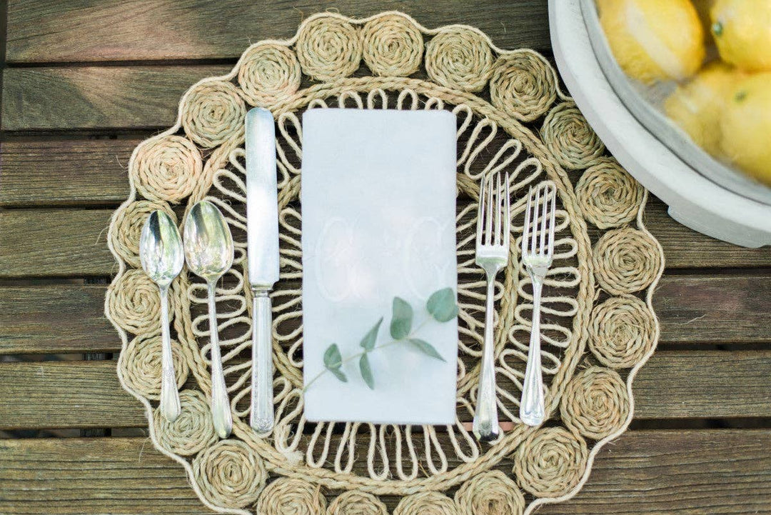 Found Vintage Hotel Silver Plate Flatware Setting - 5 Pieces