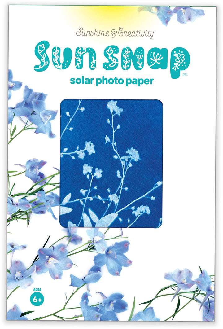Sun Snap Photo Paper: Cyanotype sun print kit - 5.8x8.3”