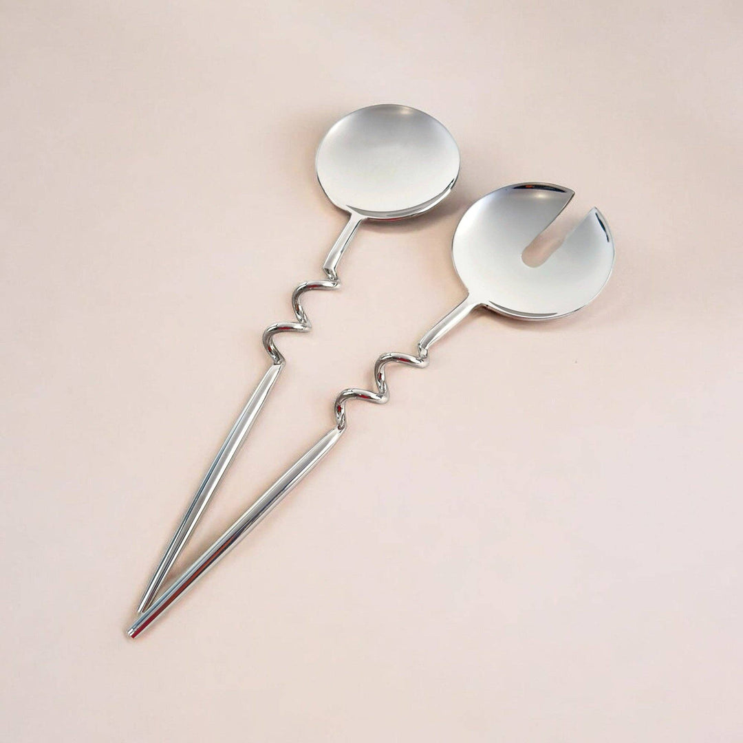 Elisa Silver Servers (Set of 2) by MESO