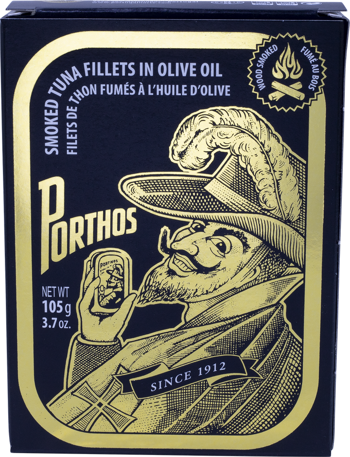Porthos Smoked Tuna Fillets in Olive Oil
