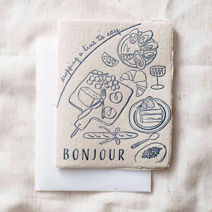 Saying Bonjour | Charcuterie Board Thinking of You Card