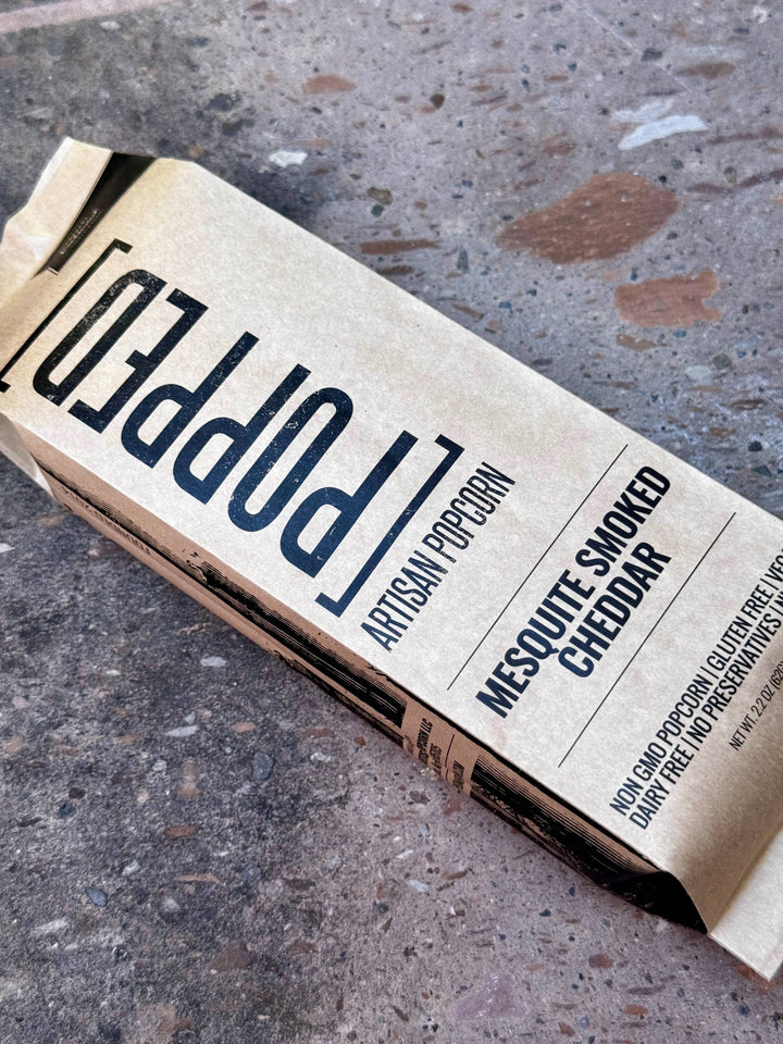 Mesquite Smoked Cheddar Artisan Popcorn