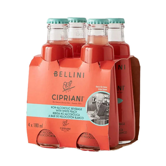 Cipriani - 4pack White Peach Virgin Bellini Cocktail Alcohol-Free