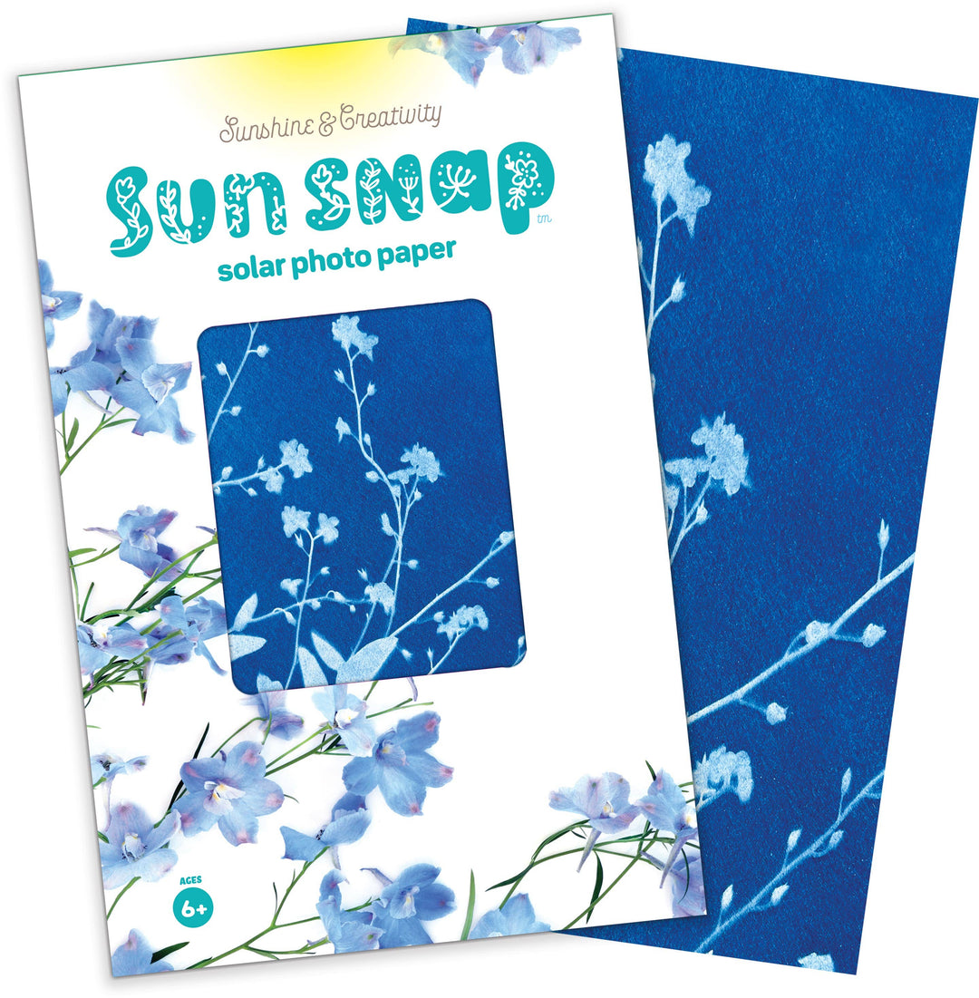 Sun Snap Photo Paper: Cyanotype sun print kit - 5.8x8.3”