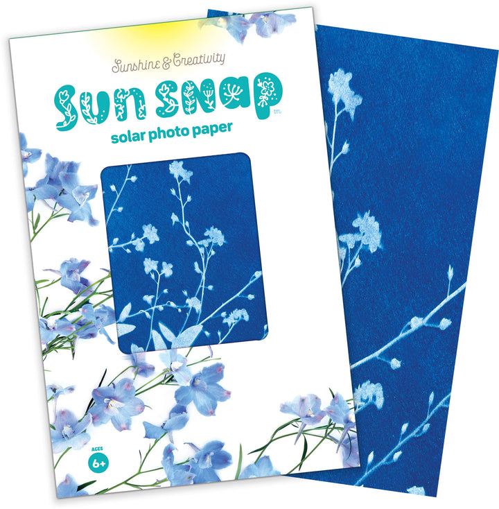Sun Snap Photo Paper: Cyanotype sun print kit - 5.8x8.3”