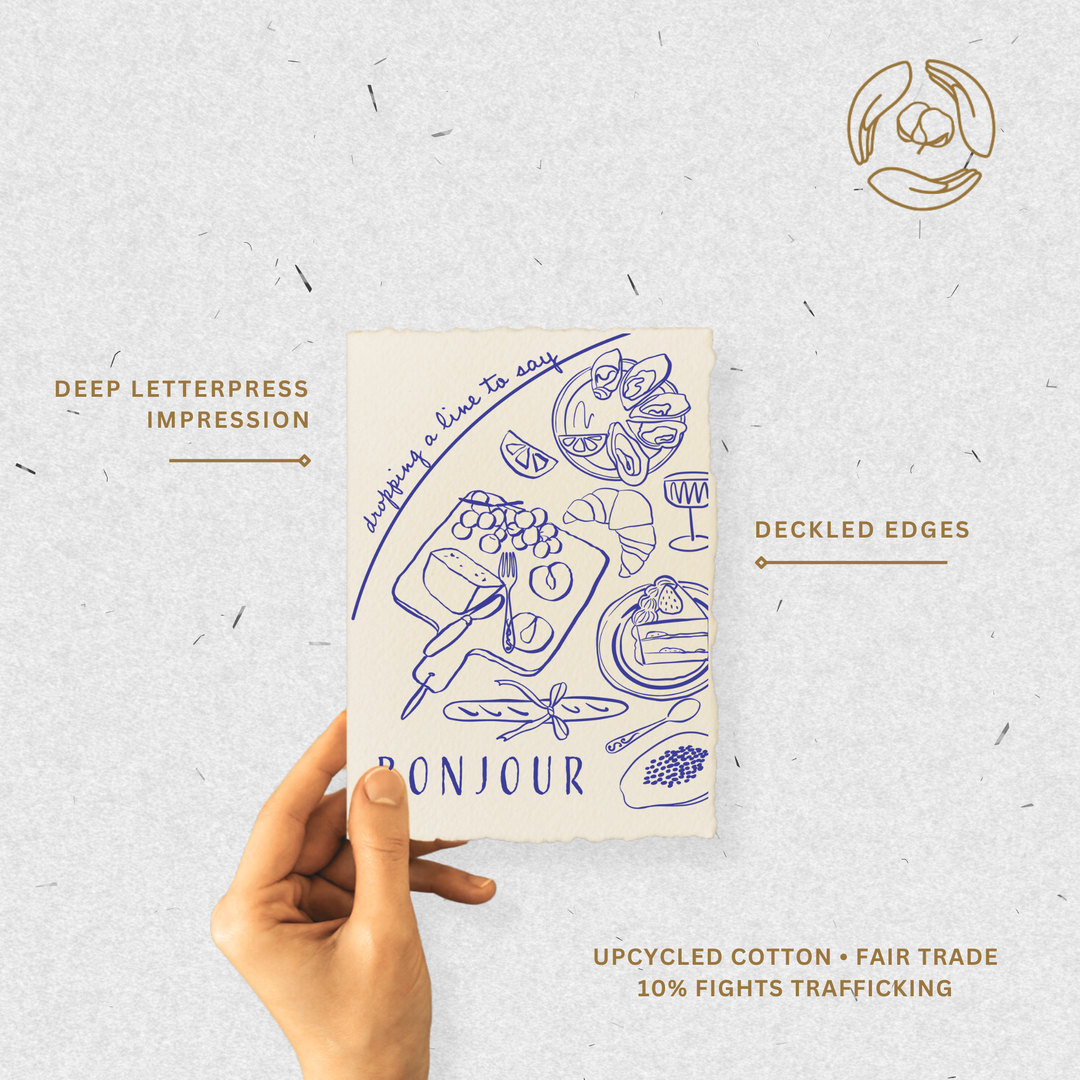 Saying Bonjour | Charcuterie Board Thinking of You Card