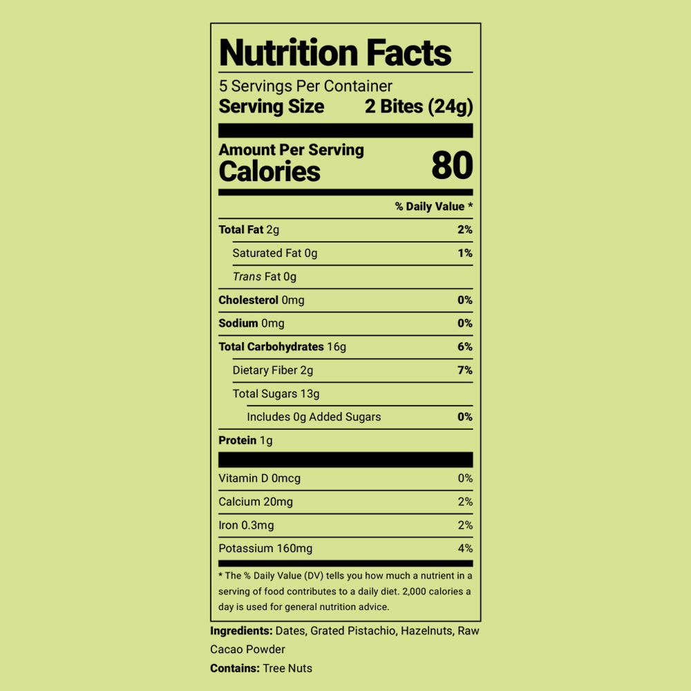 Pistachio & Raw Cacao
