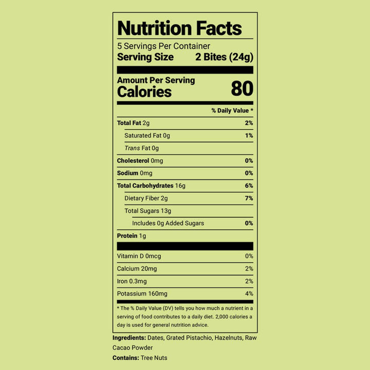 Pistachio & Raw Cacao