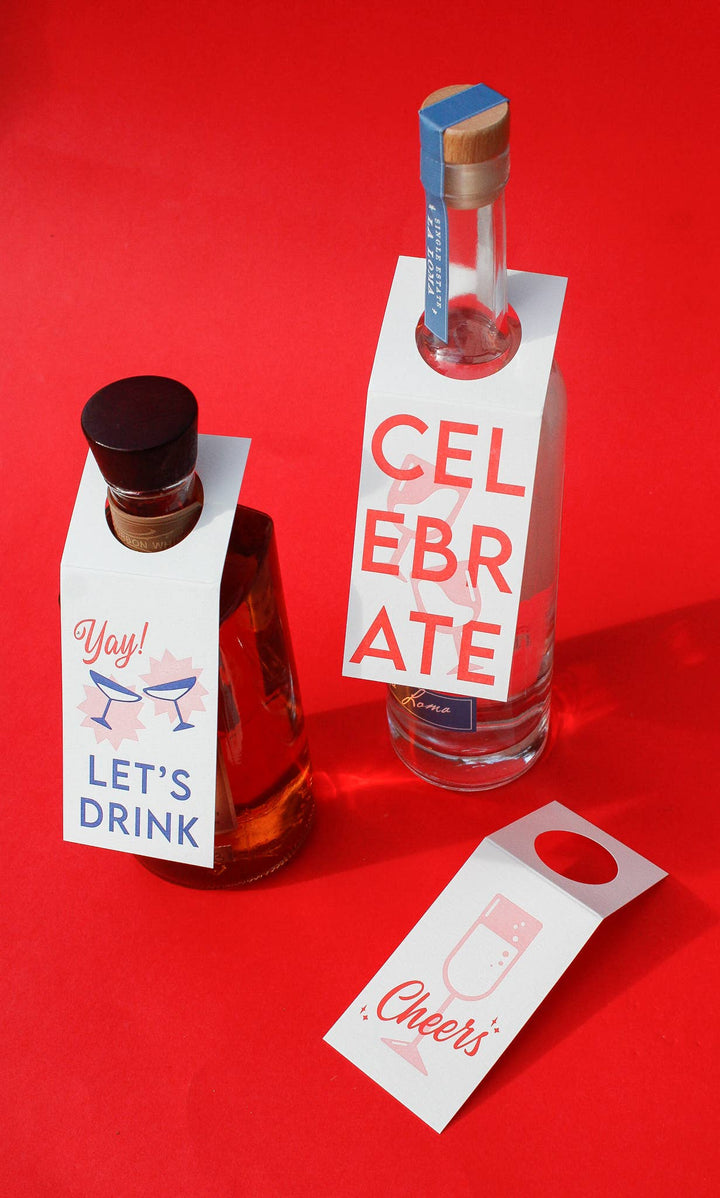 Letterpress Bottle Tags (3-pack)