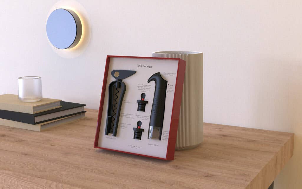 Wine Opener & Pump - Chic Set Night