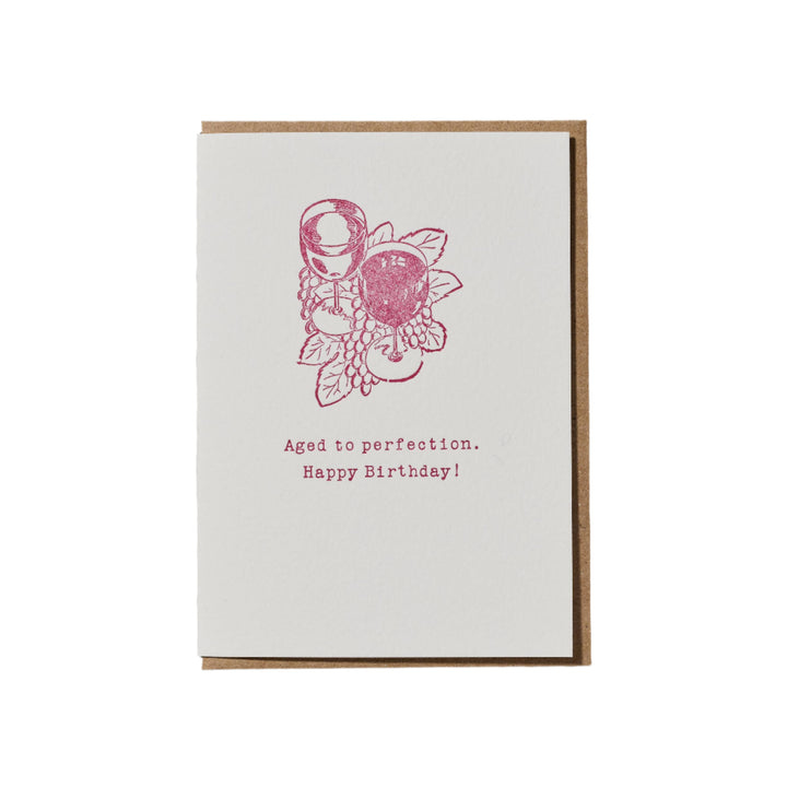 Like Fine Wine Birthday Card