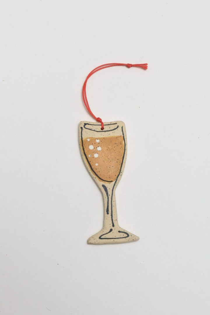 Glass of champagne Ornament  