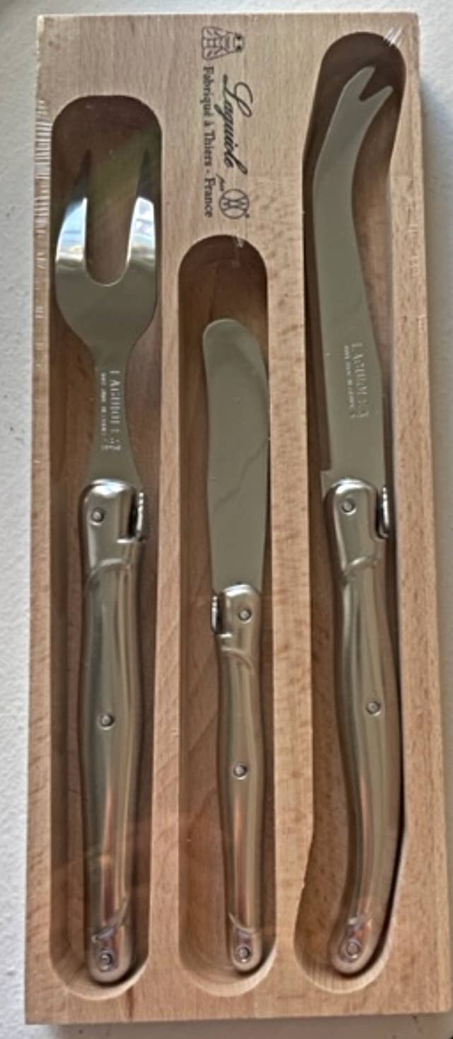 Laguiole French Stainless Steel Cheese Set-3Piece