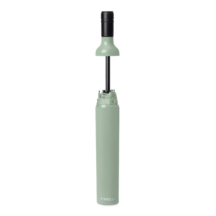 Sage Wine Bottle Umbrella
