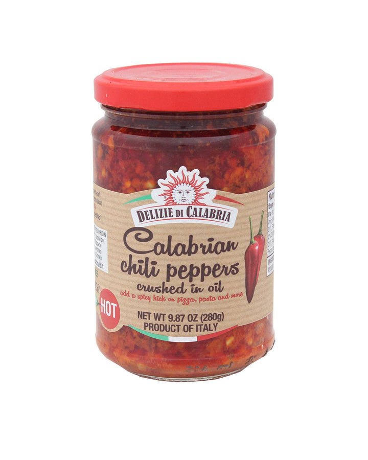 Calabrian Chili Peppers crushed in oil - 9.87oz (280gm)