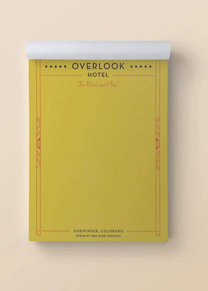 The Horror Set: Fictional Hotel Notepads