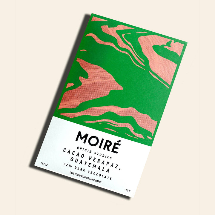 Moiré Cacao Verapaz, Guatemala   74% Dark Chocolate