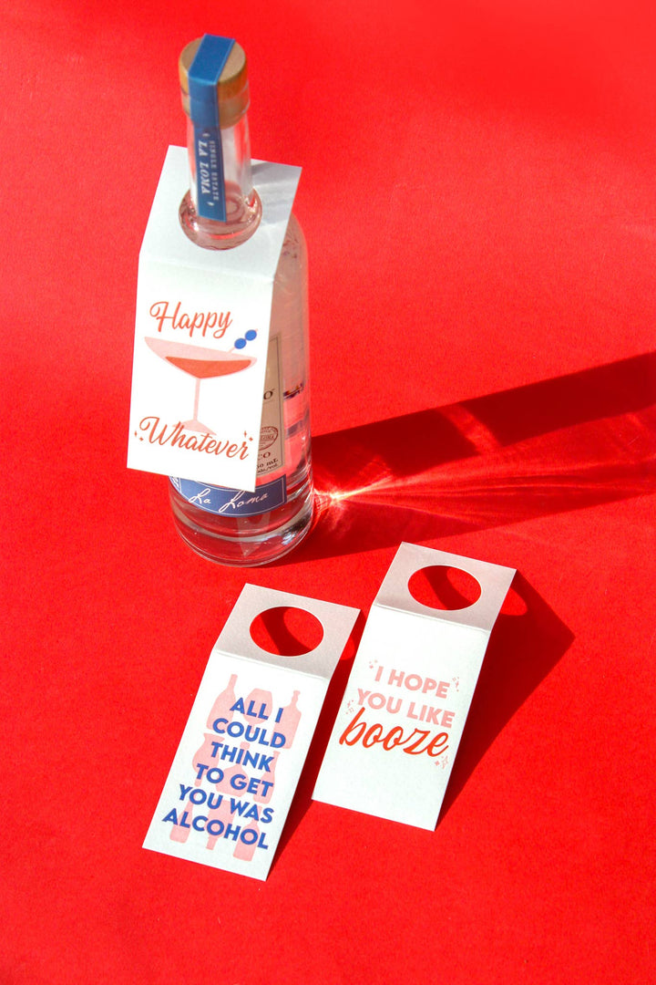 Letterpress Bottle Tags (3-pack)