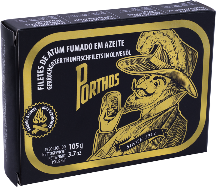 Porthos Smoked Tuna Fillets in Olive Oil
