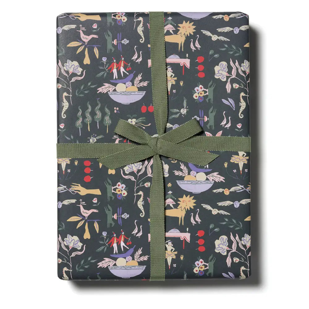 Emerald Holiday wrapping paper
