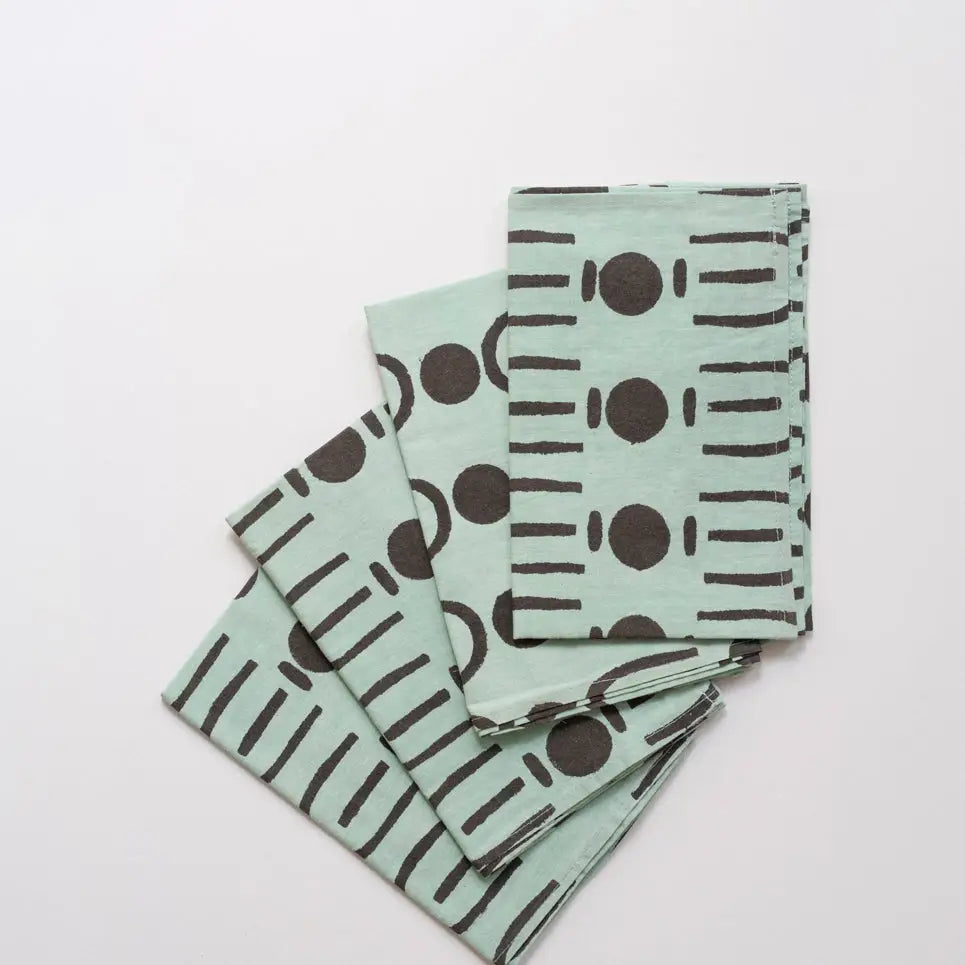 Hand Block Printed Tea Towel