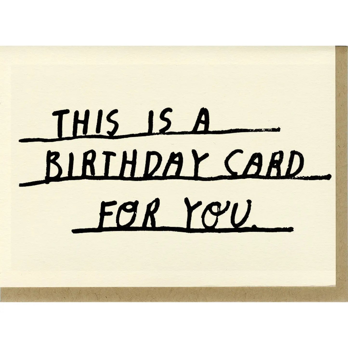 Birthday card for you