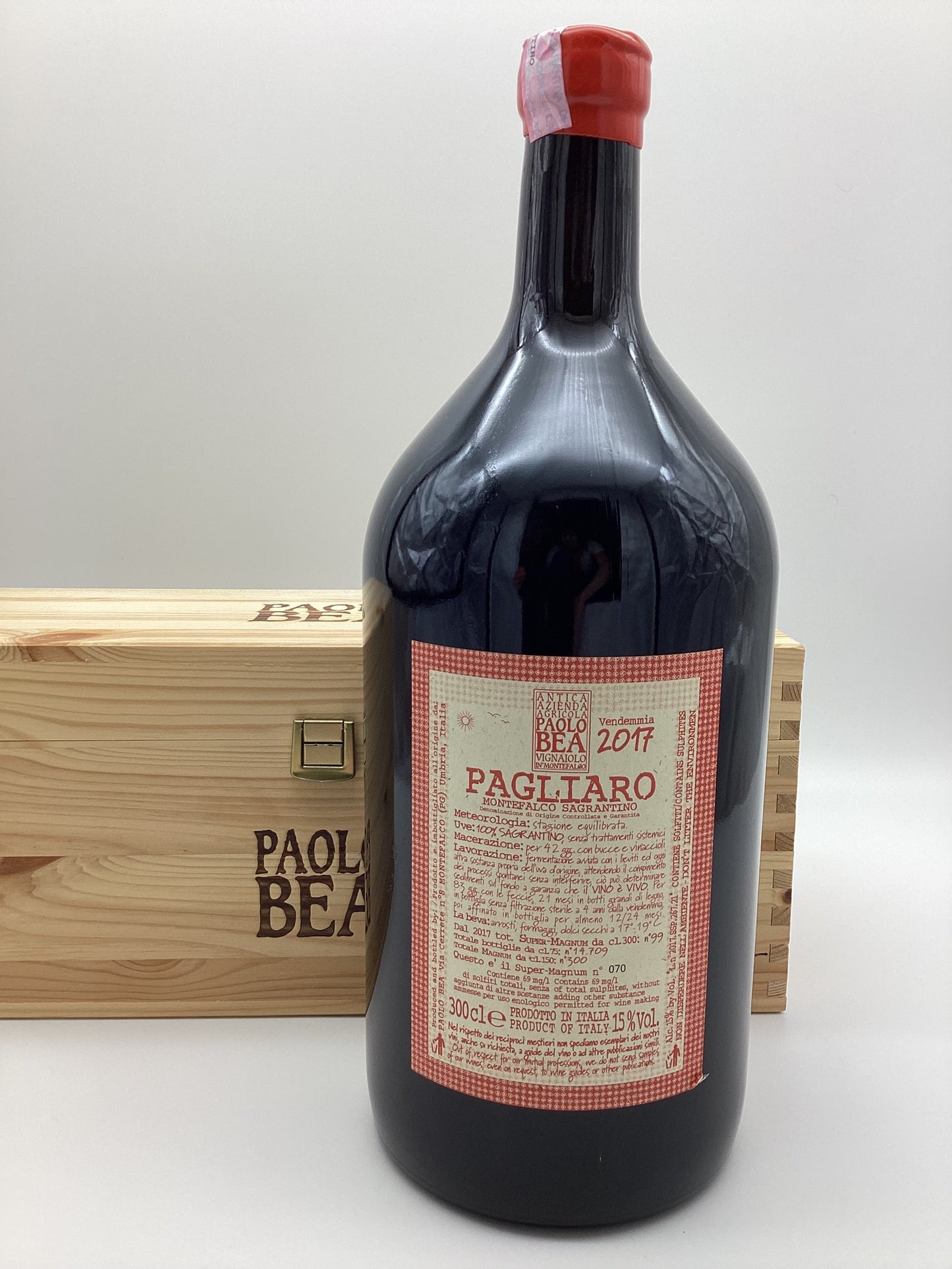 Paolo & Giampiero Bea Pagliaro 2017 Montefalco Sagrantino Secco